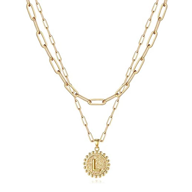 Avtoit | Golden Initial Necklaces for Women