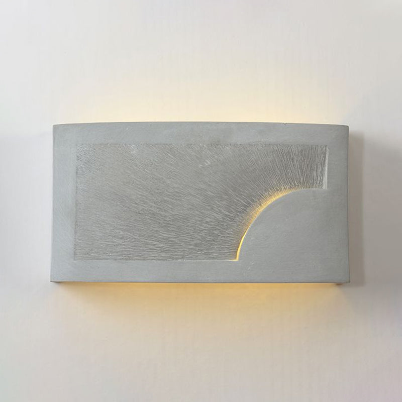 Avtoit | Cement Bowl/Cylinder Shade Wall Lighting Modern Style 1 Light Bathroom Wall Light Fixture in Gray