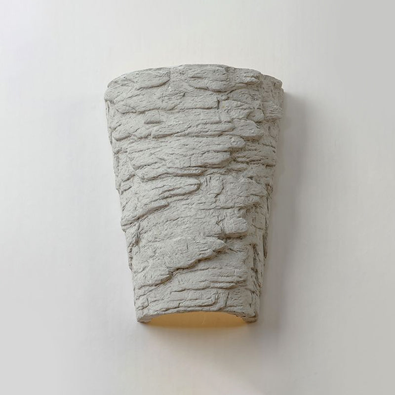 Avtoit | Cement Bowl/Cylinder Shade Wall Lighting Modern Style 1 Light Bathroom Wall Light Fixture in Gray