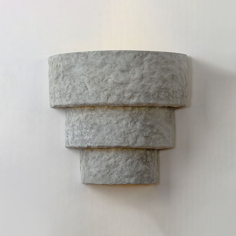 Avtoit | Cement Bowl/Cylinder Shade Wall Lighting Modern Style 1 Light Bathroom Wall Light Fixture in Gray