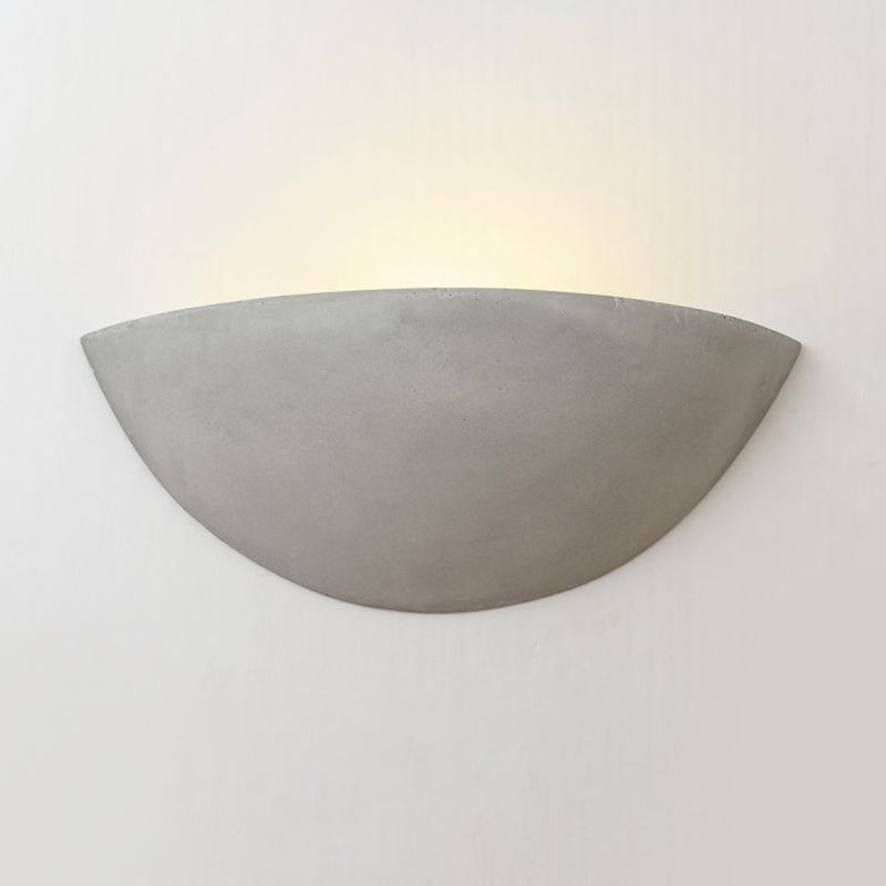Avtoit | Cement Bowl/Cylinder Shade Wall Lighting Modern Style 1 Light Bathroom Wall Light Fixture in Gray