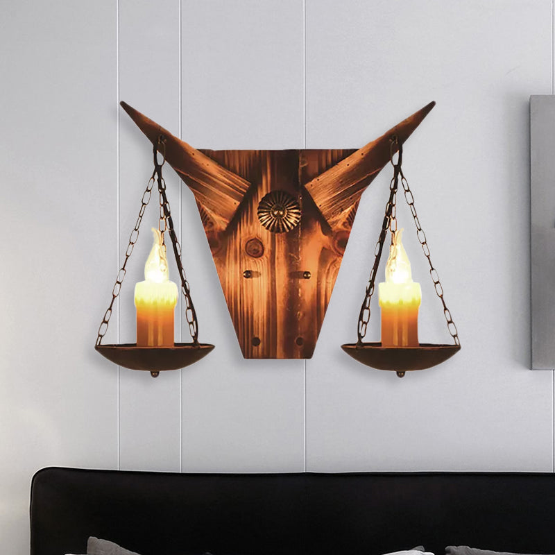 Avtoit | A light wall lamp light industrial crackle glass vase shape lighting fixture in yellow, 3.5"/5"/14.5" wide