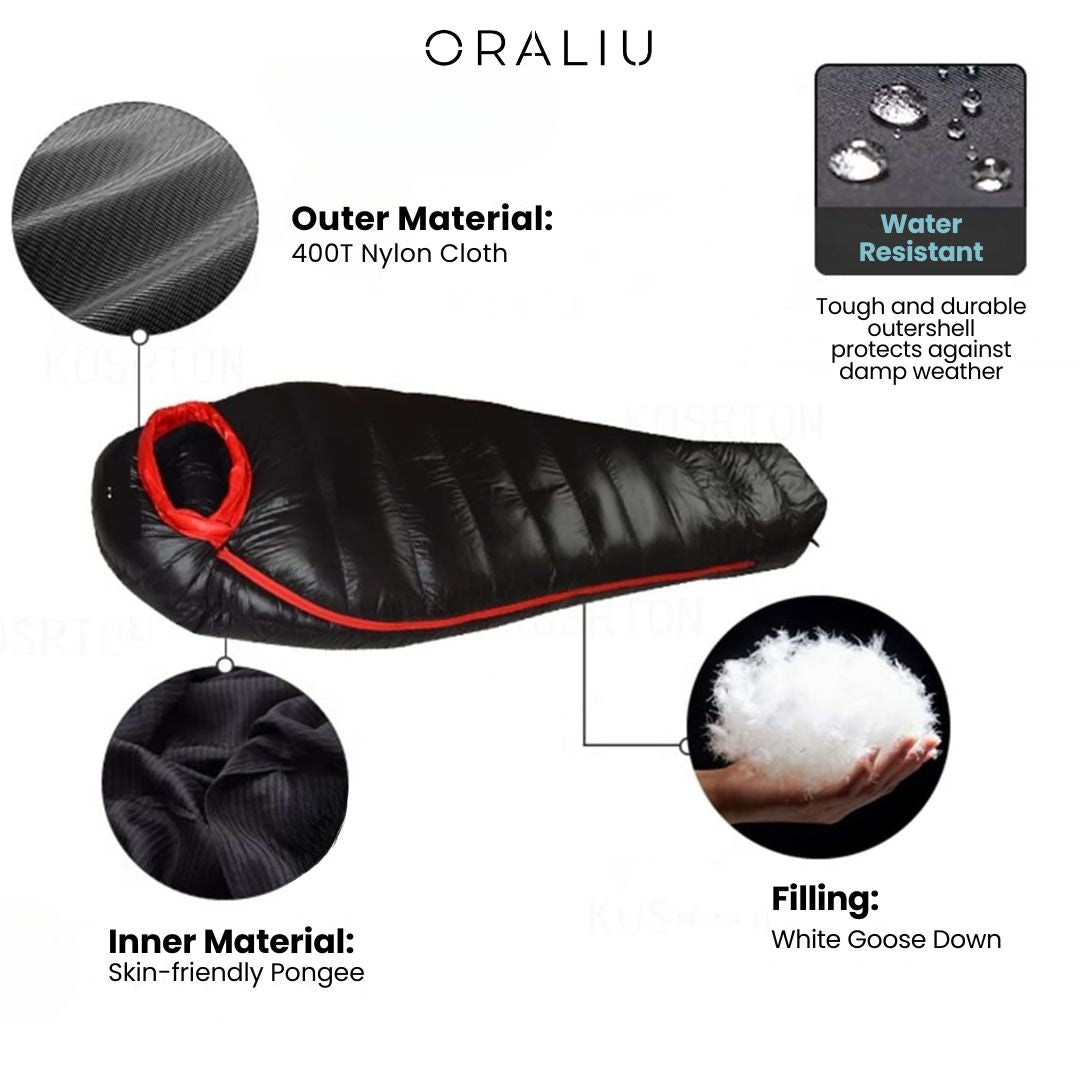 Avtoit | Winter Sleeping Bag – Down Insulated, 400T Ripstop Nylon, -20°C Rated