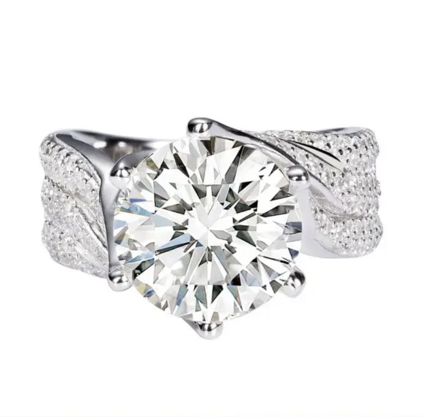 Avtoit | 3-Carat Super Flash Moissanite Ring