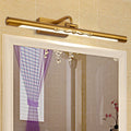 Avtoit | Vintage Linear Wall-Mounted Lighting with Straight Arm Metal 18"/22.5" Wide LED Bedroom Vanity Lighting in Bronze