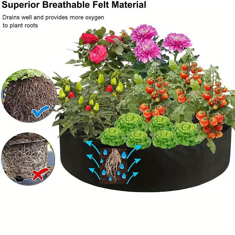 Avtoit | Round Plant Growth Bag – Garden Container for Easy Plant Growth