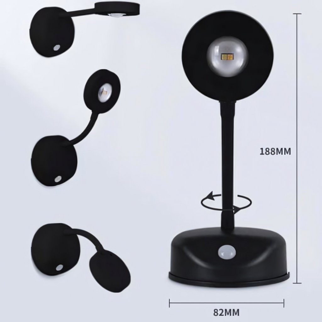 Avtoit | Spark360 – Wireless LED Spotlight with Motion Sensor and 360° Adjustable Mount