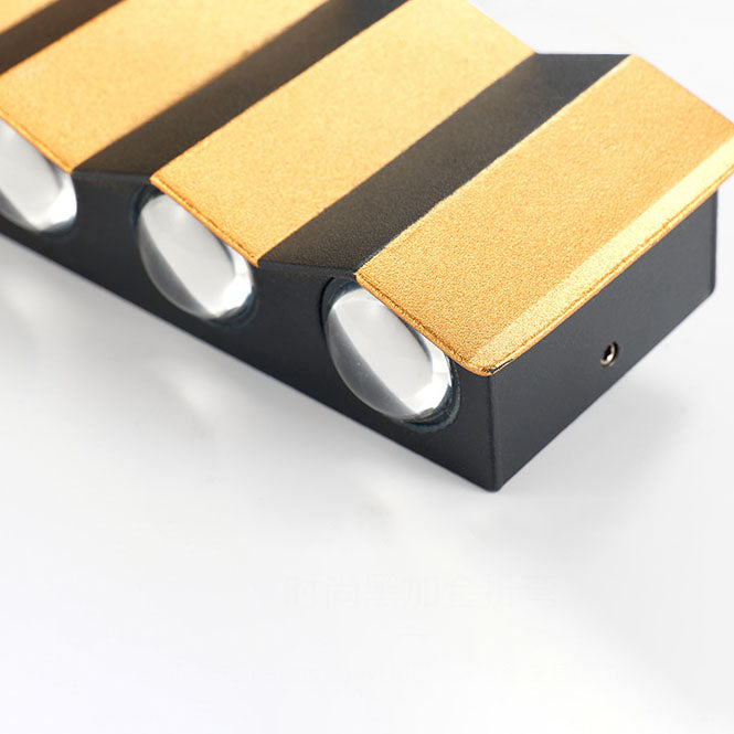 Avtoit | Modern Light Luxury Golden Aluminium Outdoor Waterproof Terrace LED Wall Light Lamp