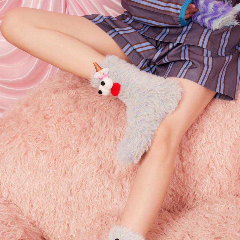 Avtoit | Coral velour three-dimensional original socks