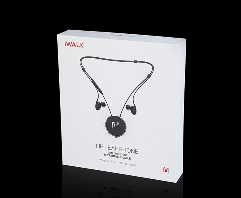 Avtoit | Neckband Headphones with Adjustable Design, Easy-to-Store Cable, Double Coil Design and High Sound Quality