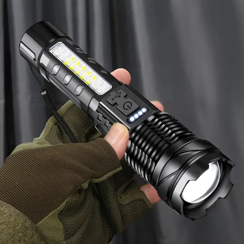 Avtoit | Zoomable LED Flashlight – 3KM Range, Ultra Bright & Durable