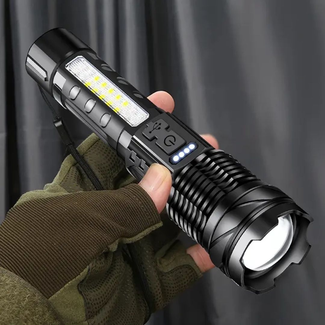 Avtoit | Zoomable LED Flashlight – 3KM Range, Ultra Bright & Durable
