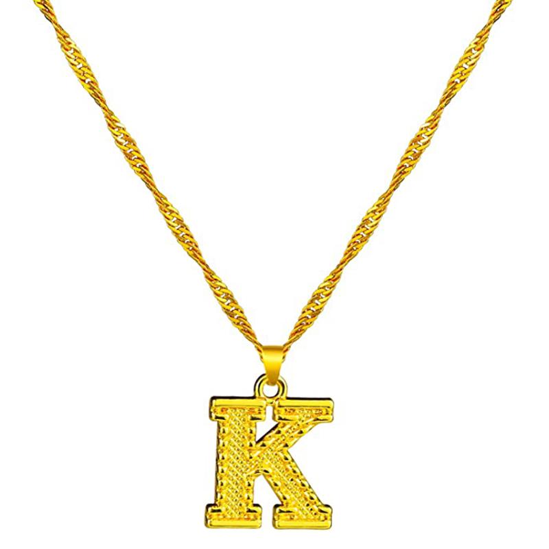 Avtoit | 18K gold-plated initial letter necklace