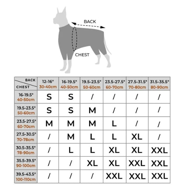 Avtoit | Waterproof Dog Coat with Legs – Reflective Dog Rain Jacket for Small & Large Breeds | Best Rain Coat for Dogs UK