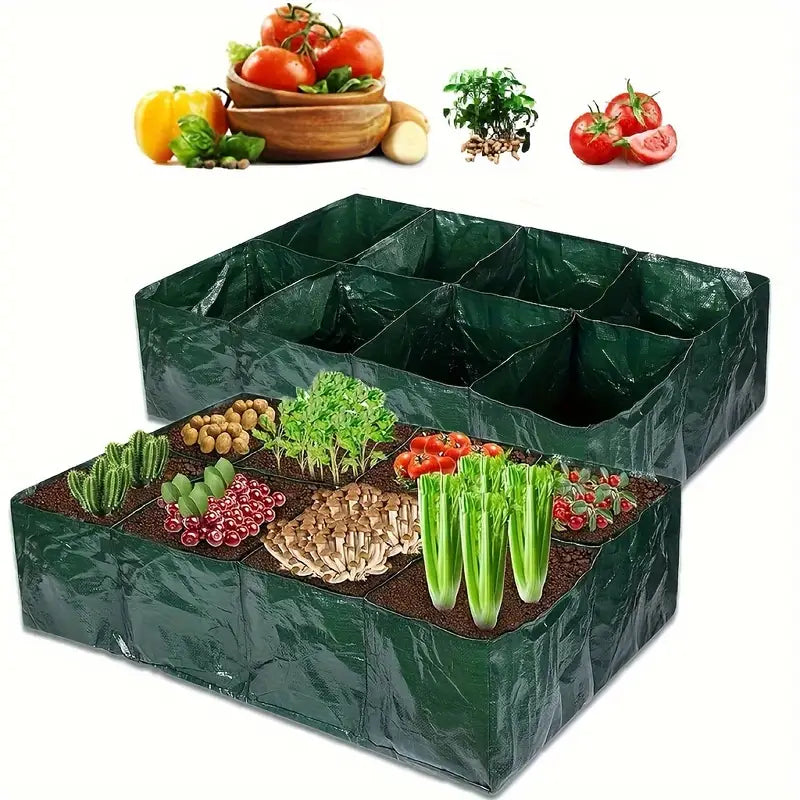 Avtoit | Planting bag with multiple compartments – Robust garden storage for plants and herbs
