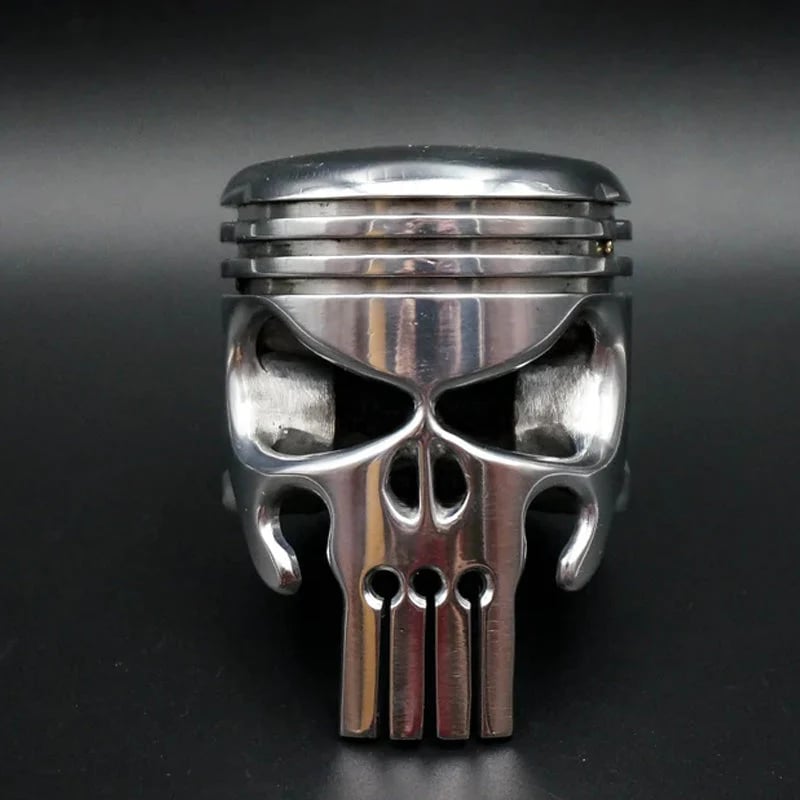Avtoit | Piston Art Skull Keychain