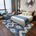 Avtoit | Tribal Gabbeh Abstract Rug Diamond Geometric Rug Polyester Washable Non-Slip Stain-Resistant Rug for the Bedroom