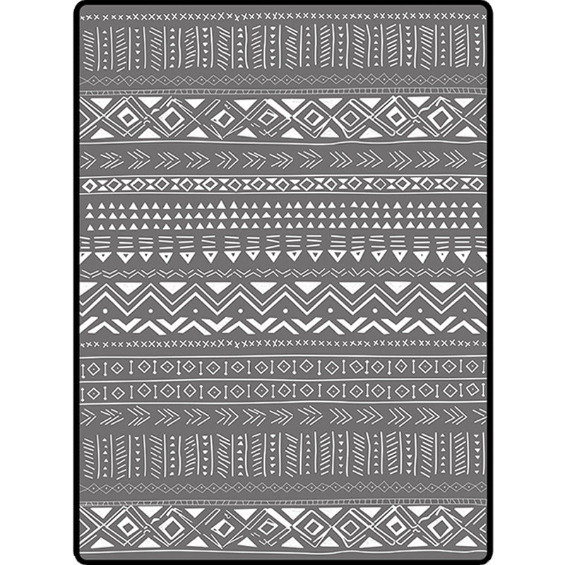 Avtoit | Scandinavian Geometric Chevron Rug Southwest Tribal Rug Synthetic Pet Friendly Area Rug for Living Room