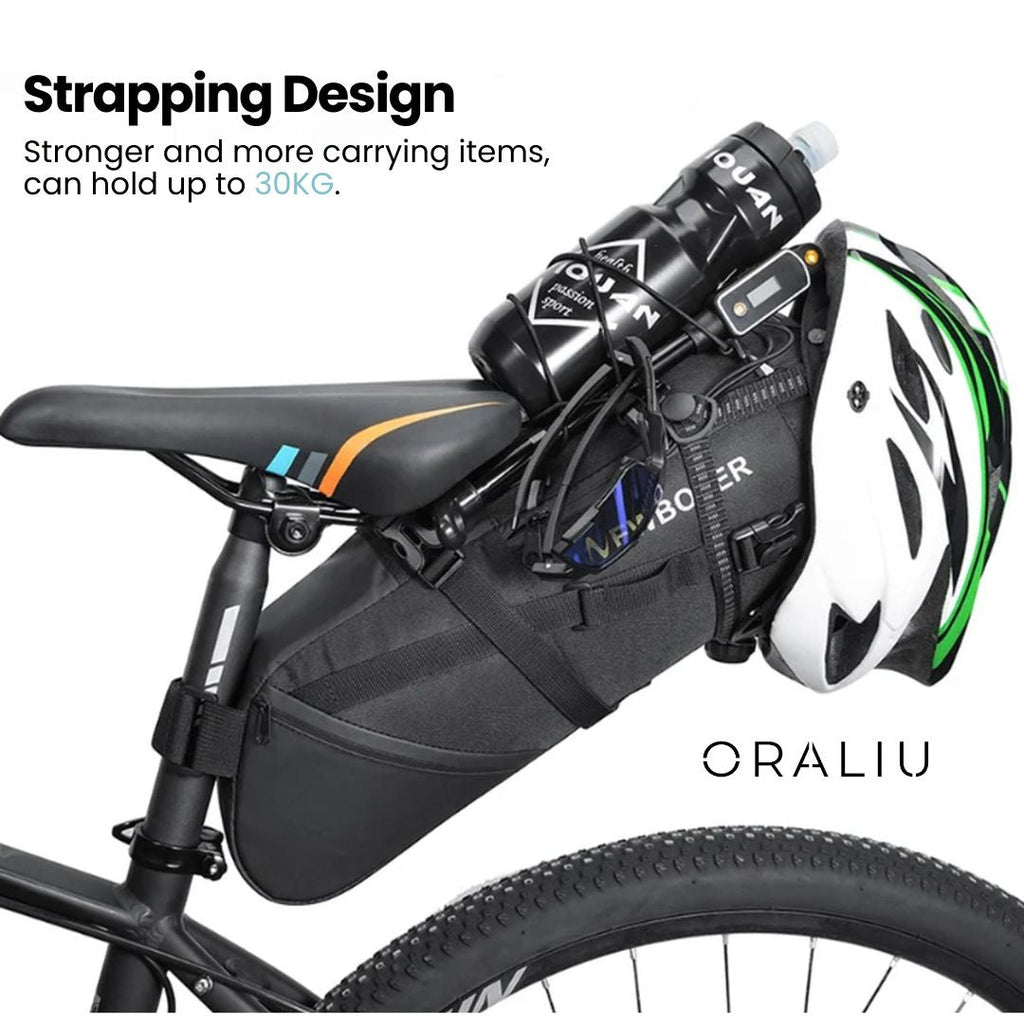 Avtoit | Waterproof Bike Saddle Bag – 10L Capacity, Lightweight & Durable Cycling Seat Pack