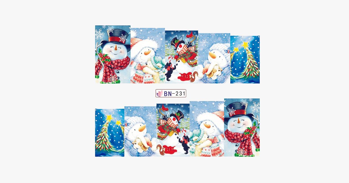 Avtoit | Christmas Nail Stickers