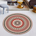Avtoit | Classic red Southwest rug Polyester tribal rug washable rug for the bedroom