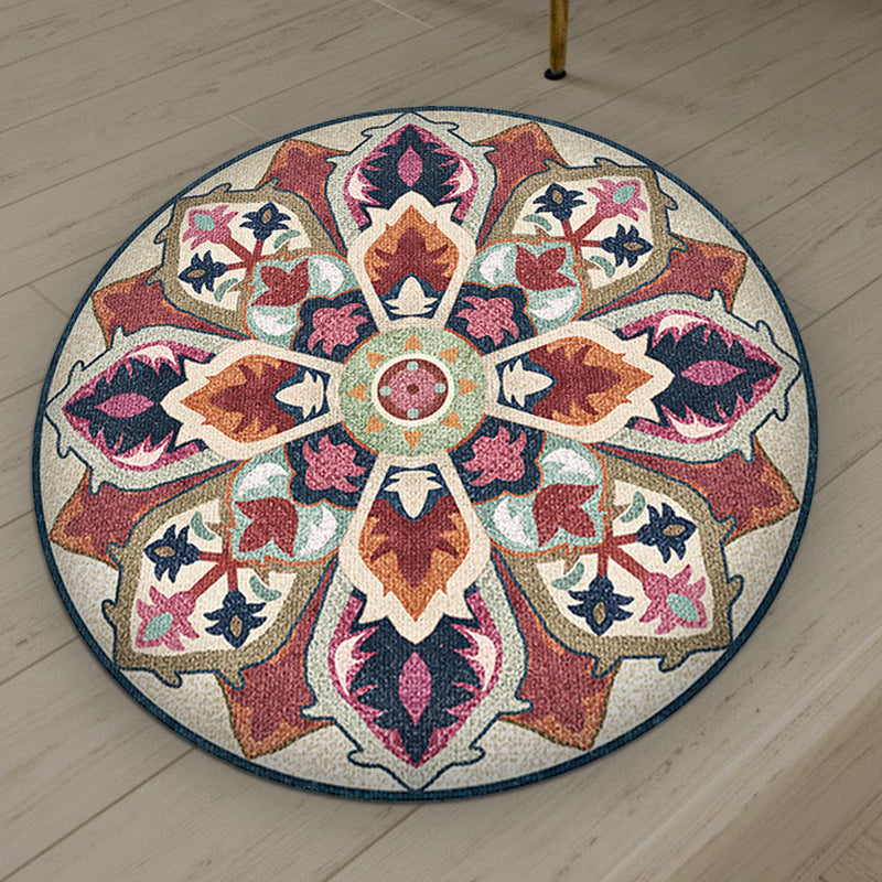 Avtoit | Unique Southwest Rug Brown Americana Rug Synthetic Non-slip Underlay Rug for Bedroom