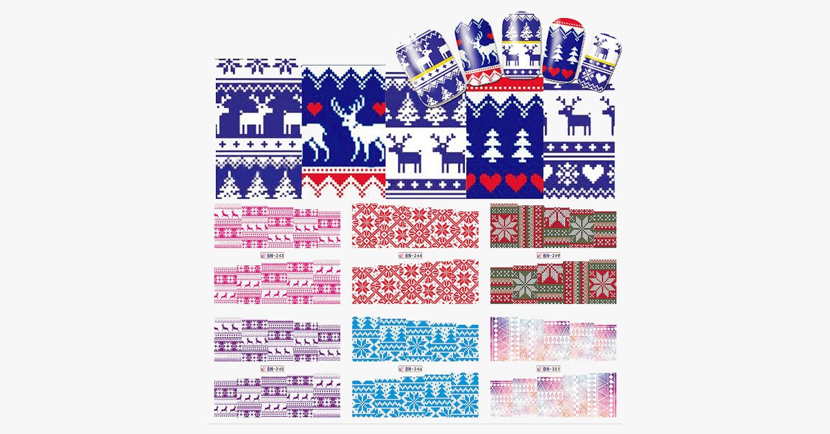 Avtoit | Christmas Nail Stickers