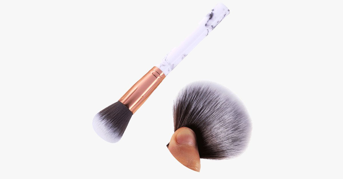 Avtoit | Chic Brush Set with Marble Handle - Versatile Luxuriously Looking Brushes