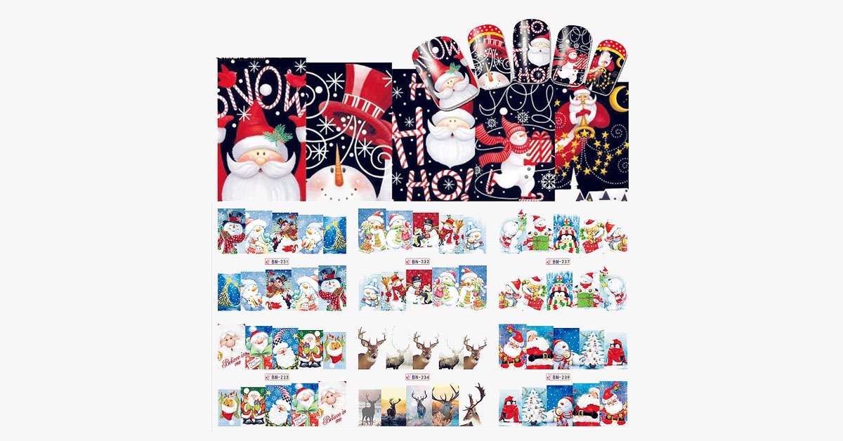 Avtoit | Christmas Nail Stickers