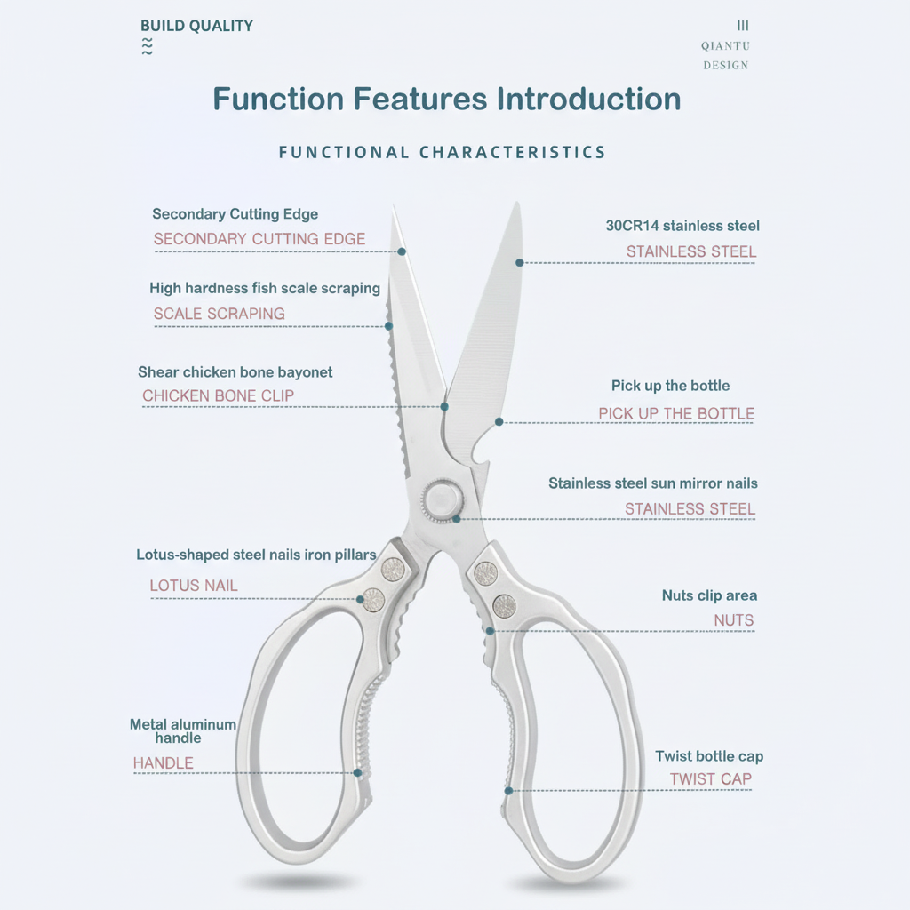 Avtoit | Japanese Stainless Steel Ultimate Task Kitchen Scissors