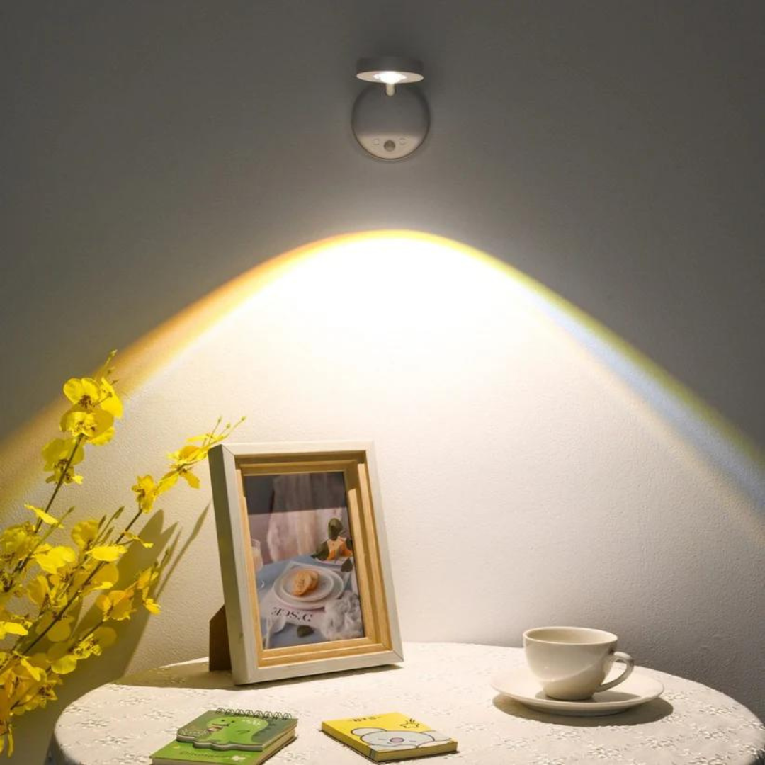Avtoit | Wireless LED Spotlight | 360° Rotation & Dimmable with Motion Sensor