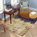 Avtoit | Brown industrial carpet Polyester oil painting print carpet washable non-slip backing carpet for the living room