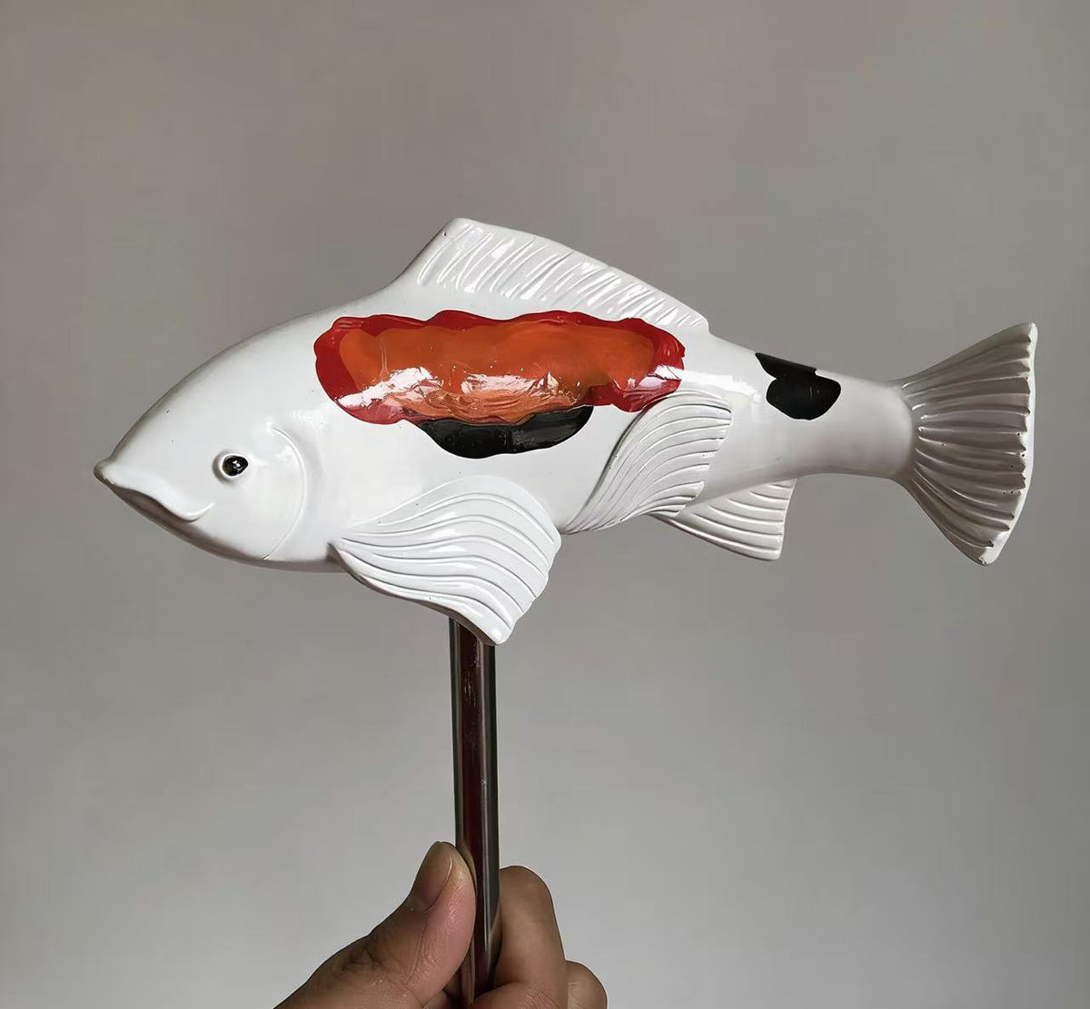 Koi Garden Fish Sculpture for Outdoor Décor
