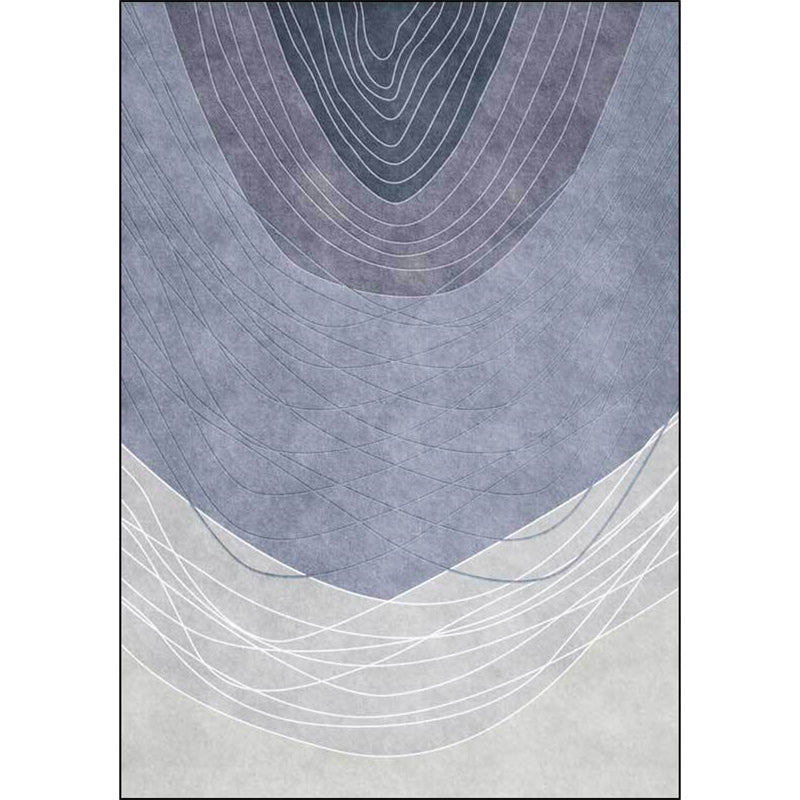 Avtoit | Novelty Living Room Rug Multicolor Color Block Wood Grain Print Rug Polyester Washable Pet-Friendly Rug