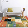 Avtoit | Southwest living room carpet Colorful animals diamond geometric print carpet polyester anti-slip carpet
