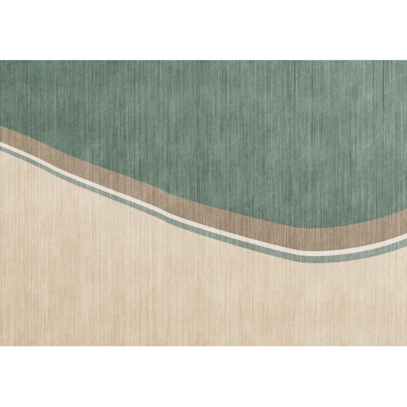 Avtoit | Colorful Round Bedroom Carpet Novelty Color Block Pattern Area Rug Polyester Washable Anti-Slip Carpet