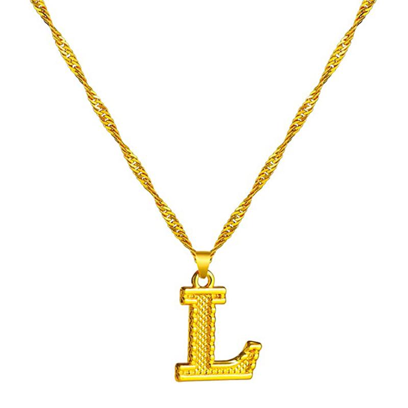 Avtoit | 18K gold-plated initial letter necklace
