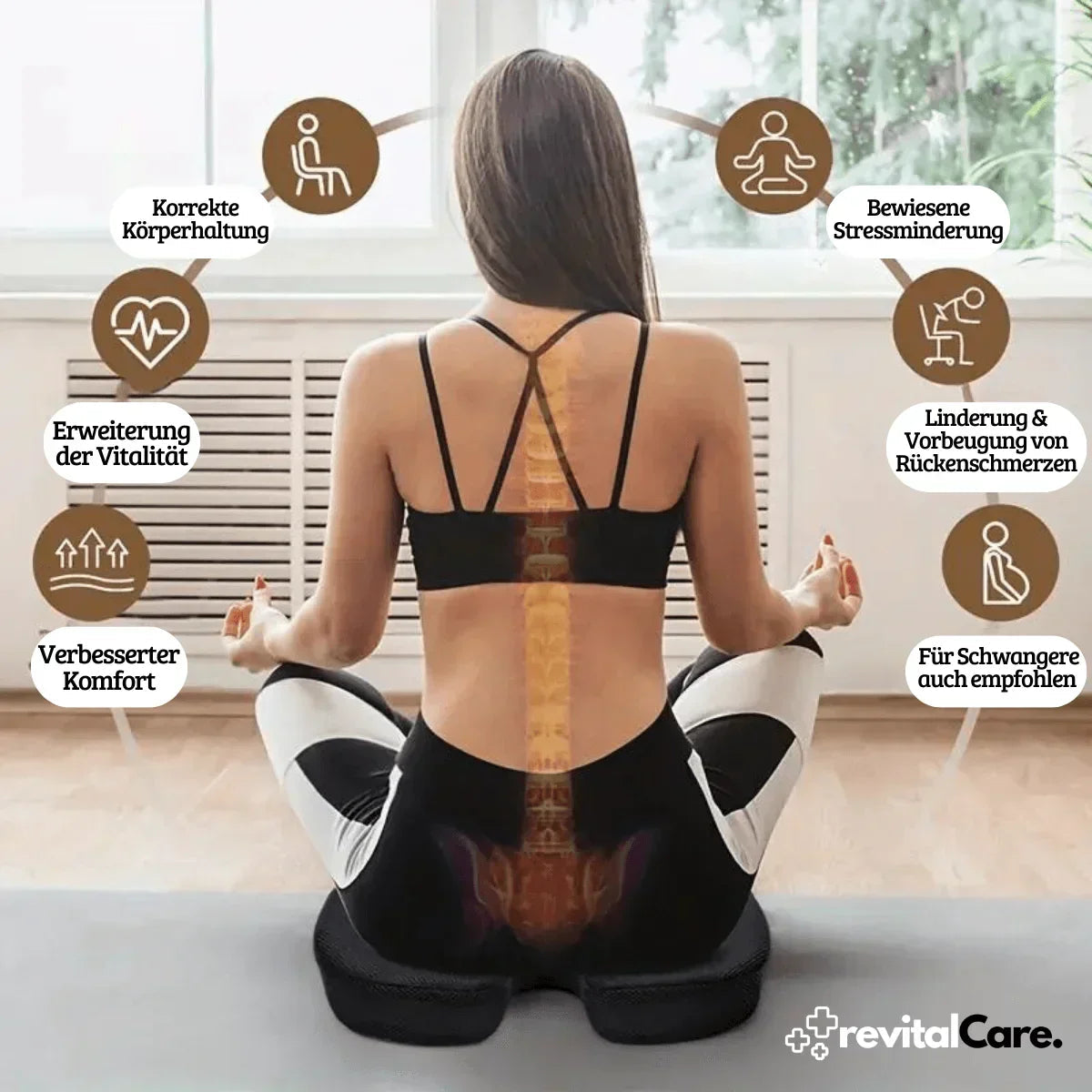 Avtoit | Ergonomic 4D Comfort Seat Cushion with Orthopedic Support