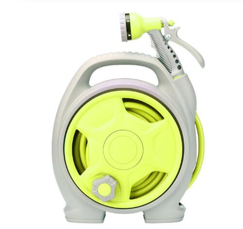 Avtoit | Practical hose reel with spray nozzle – Compact garden hose cart for easy watering