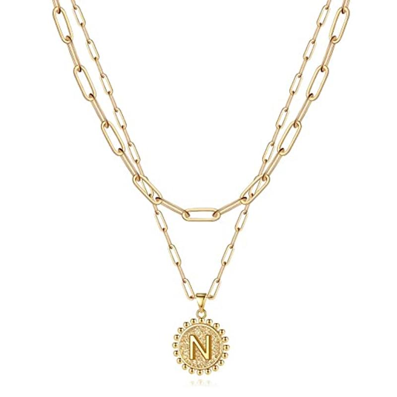 Avtoit | Golden Initial Necklaces for Women