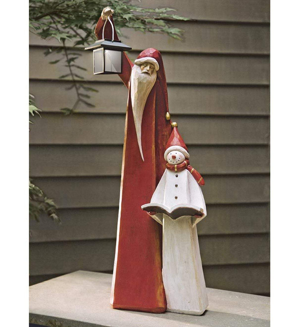 Avtoit | Santa And Snowman Sculpture