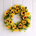 Avtoit | 16'' Gold Artificial Sunflower Wreath