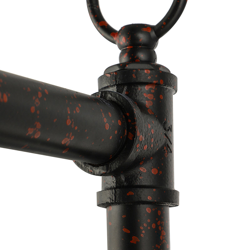 Avtoit | Dark Rust Pipe Wall Light with Valve Vintage Stylish Metal 1 Light Living Room Wall Lamp