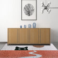 Avtoit | Red Children's Carpet Vinyl Cat Print Carpet Washable Non-Slip Back Carpet for the Children's Room