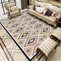 Avtoit | American geometric print rug yellow polyester rug machine washable non-slip rug for the living room