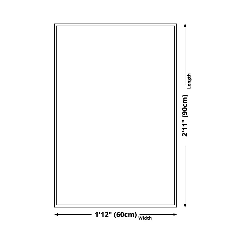 Avtoit | Shabby Chic Tribal Pattern Rug Blue and Yellow Polyester Rug Machine Washable Non-Slip Rug for the Bedroom