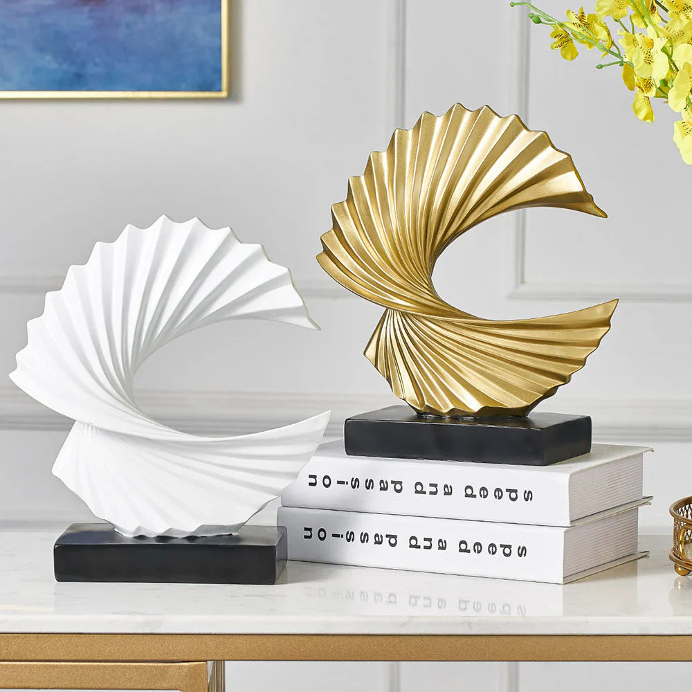 Avtoit | Stylish Half-Moon Sculpture – Elegant Moon Decor for Home & Office
