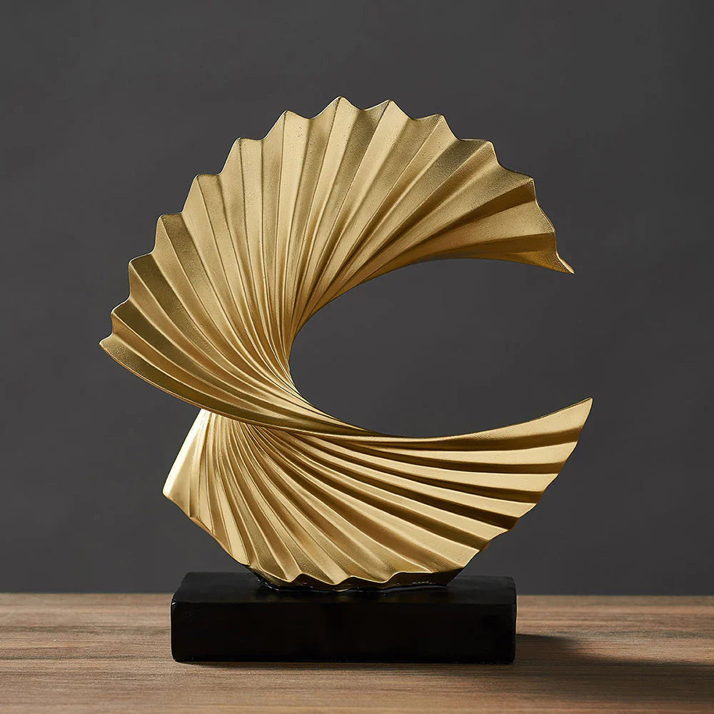 Avtoit | Stylish Half-Moon Sculpture – Elegant Moon Decor for Home & Office