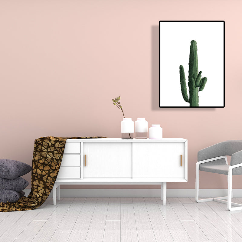 Avtoit | Tropical Plant Cactus Wall Decoration Green Texture Surface Canvas Print for Living Room
