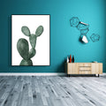 Avtoit | Tropical Plant Cactus Wall Decoration Green Texture Surface Canvas Print for Living Room